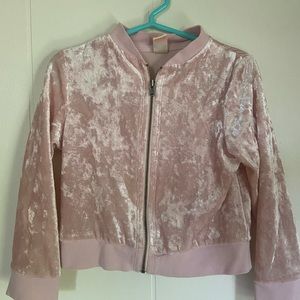 Harper Canyon pink velvet 3T jacket